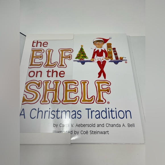 ELF ON THE SHELF: Girl Scout Elf with Blue Eyes and Storybook. NEW in Box. - Picture 5 of 7